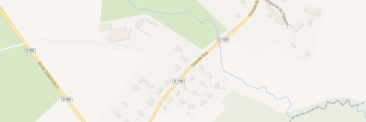 Plan du 12 Grande Rue à Billey