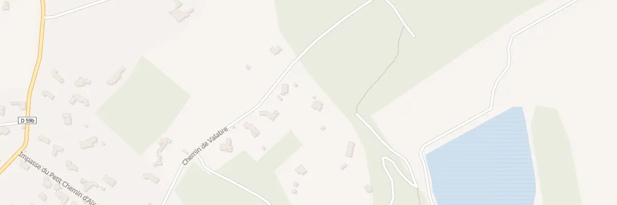 Plan du 628 Che de Valabre à Bouc-Bel-Air