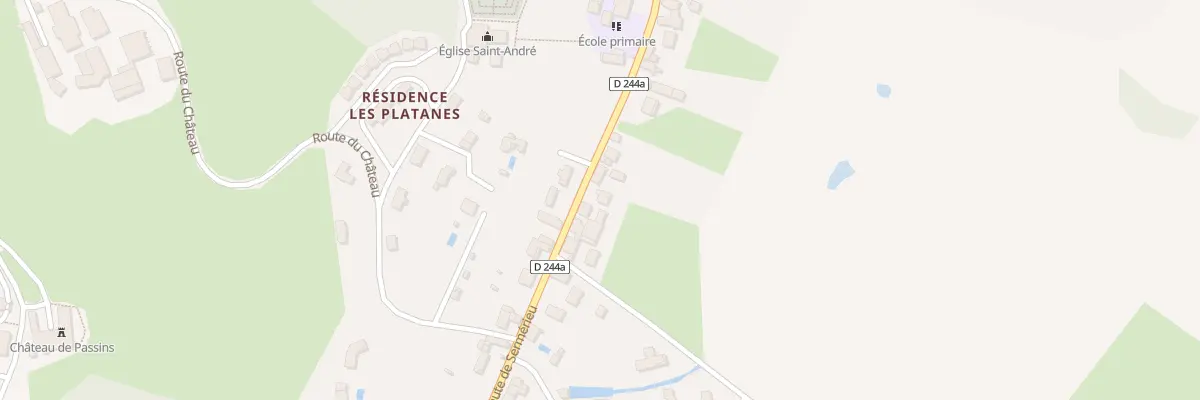 Plan du 5008 Le Village (Passins) à Arandon-Passins