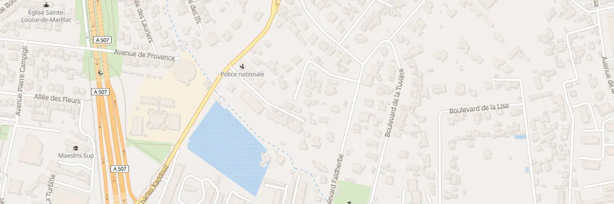 Plan du 17 Av Beausoleil à Marseille 12e Arrondissement