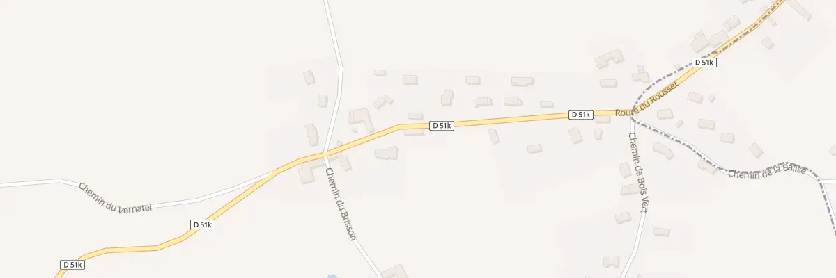 Plan du 141 Rte du Rousset à Doissin