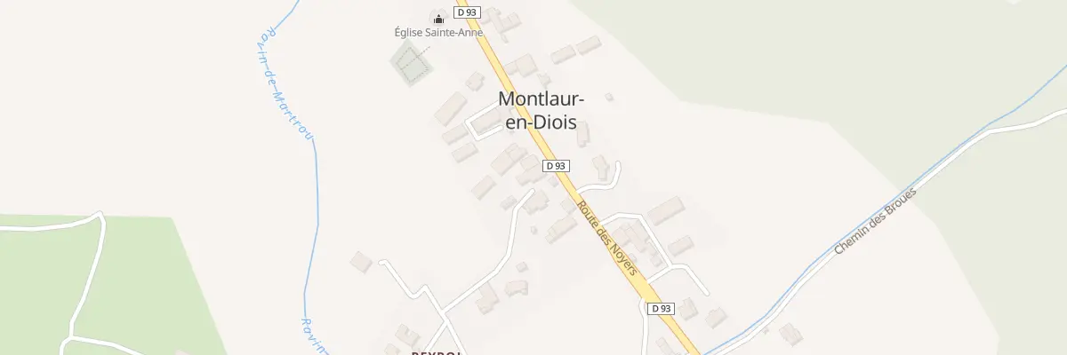 Plan du 1530 Rte des Noyers à Montlaur-en-Diois