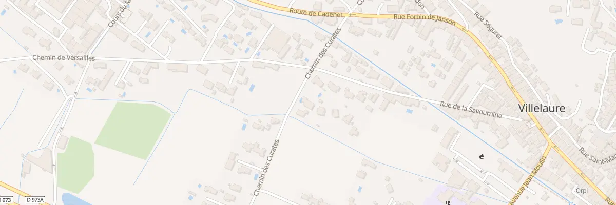 Plan du 183 Rue des Curates à Villelaure