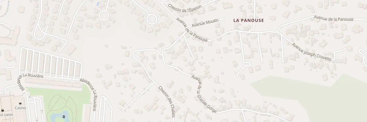 Plan du 21 Av de la Grande Gorge à Marseille 9e Arrondissement