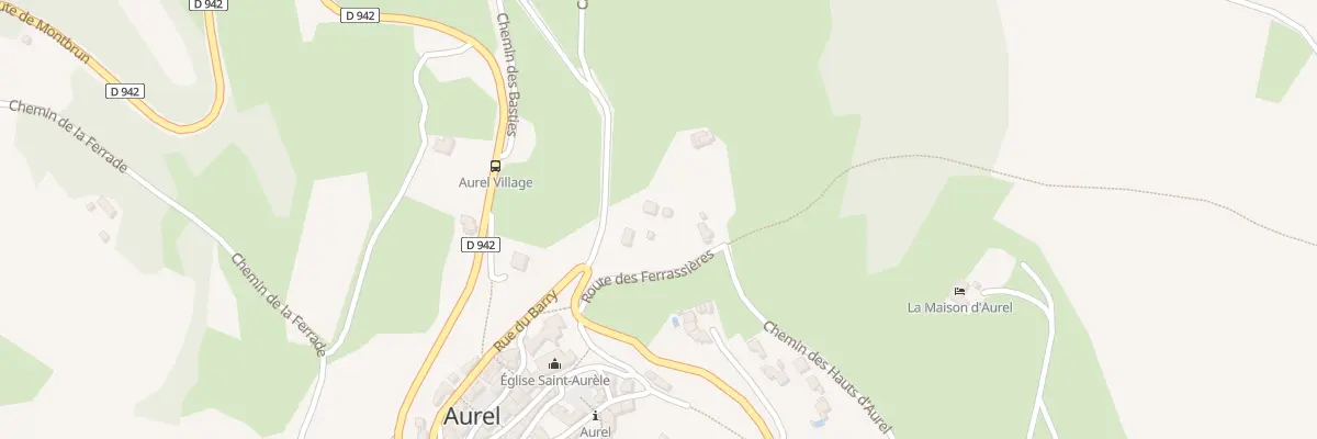 Plan du 5098 Puits d’Aymar à Aurel
