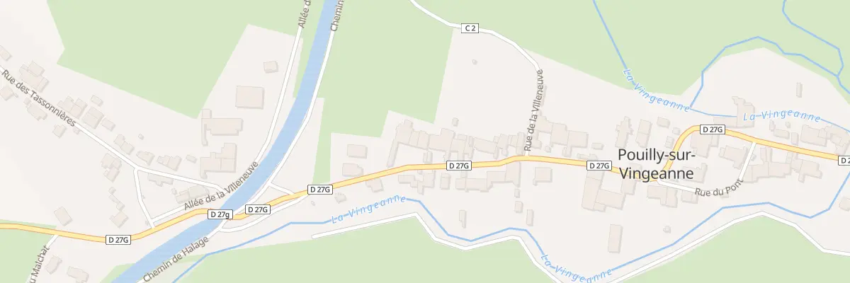 Plan du 24 Rue des Bressenot à Pouilly-sur-Vingeanne