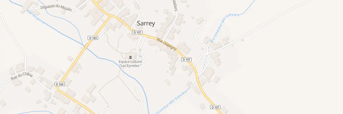 Plan du 16 Rue Glapigny à Sarrey