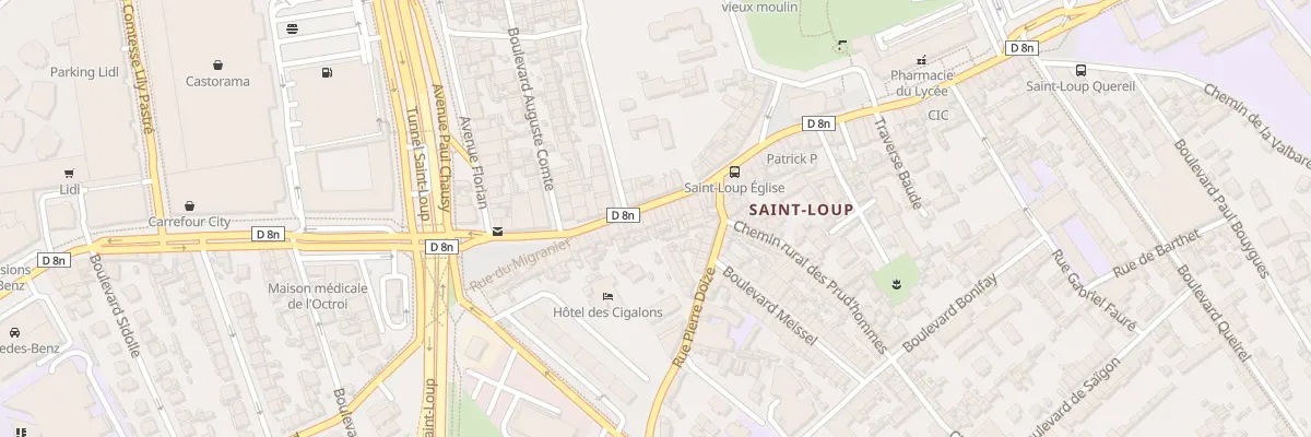 Plan du 38 Bd de Saint Loup à Marseille 10e Arrondissement