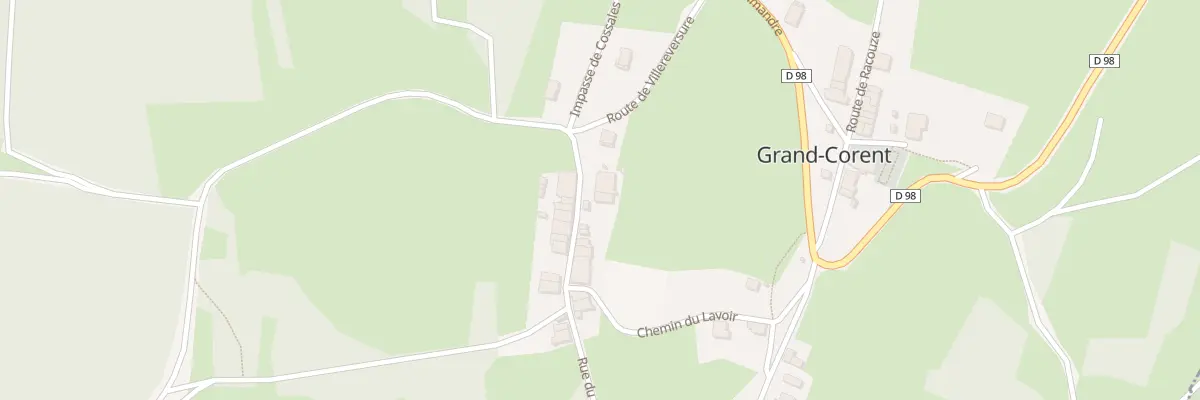 Plan du 5068 En Bourravier à Grand-Corent