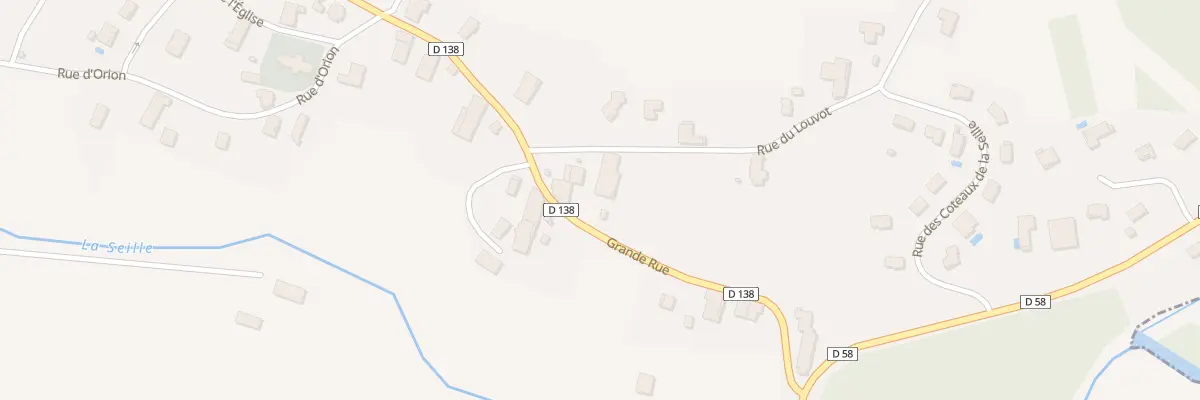 Plan du 6 Rue du Louvot à Nance