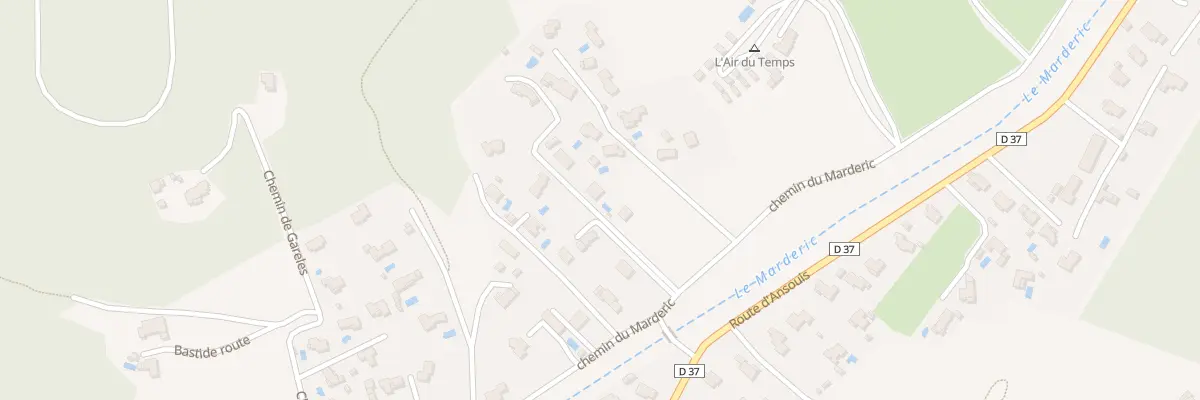 Plan du 6122F Che de Marderic à Villelaure