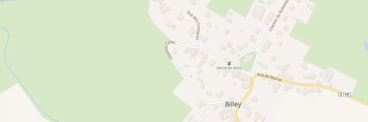 Plan du 1 Imp Caltet à Billey