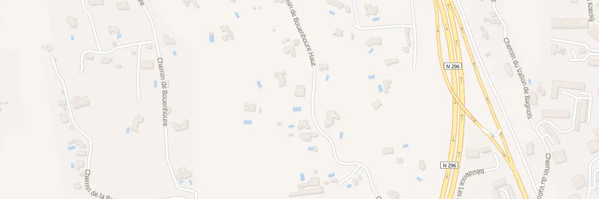 Plan du 695 Che de Bouenhoure haut à Aix-en-Provence