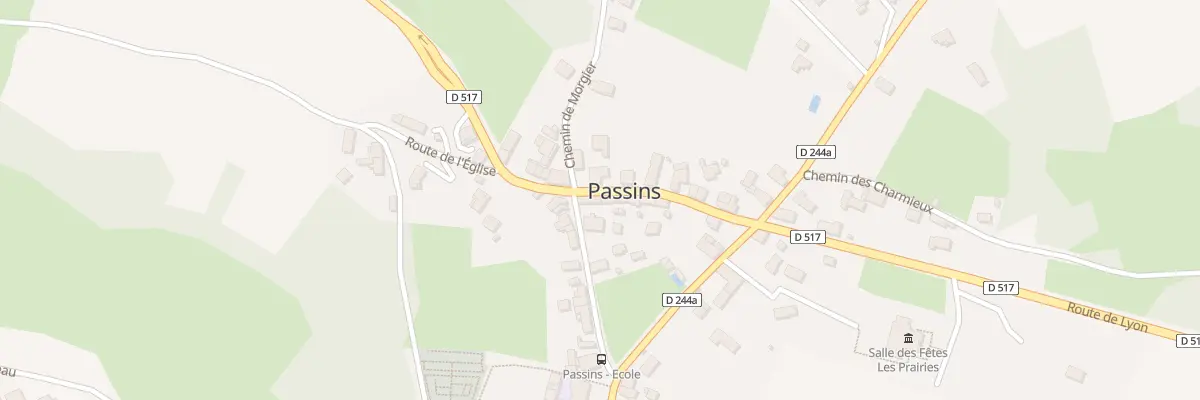 Plan du 5061 Le Village (Passins) à Arandon-Passins