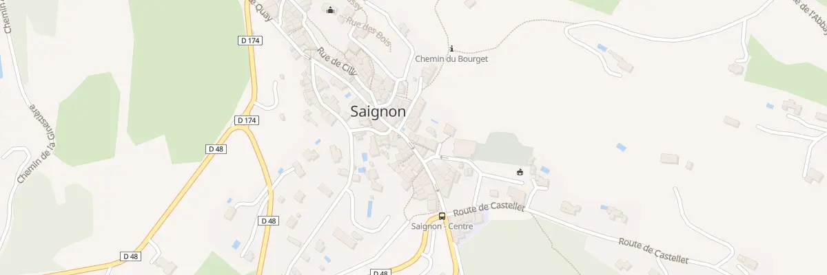 Plan de Pl de la Fontaine à Saignon