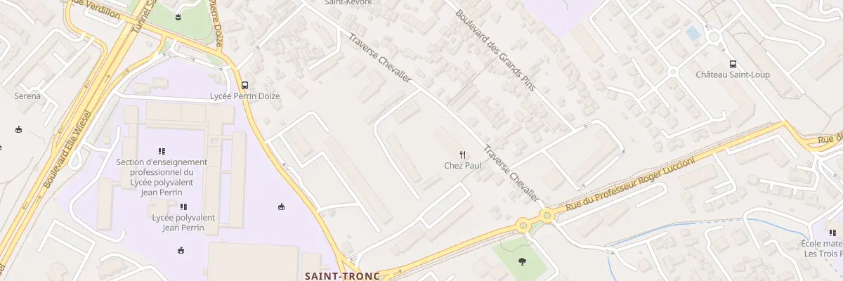Plan du 78 Tra Chevalier à Marseille 10e Arrondissement