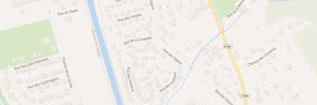 Plan du 22 Rue des Sapins à Dieue-sur-Meuse