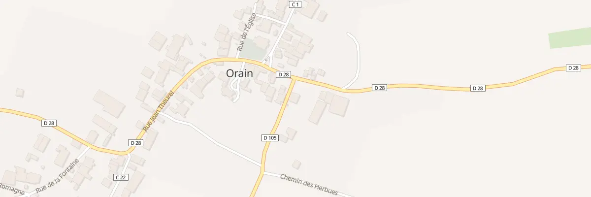 Plan du 1 Rte de Montigny à Orain
