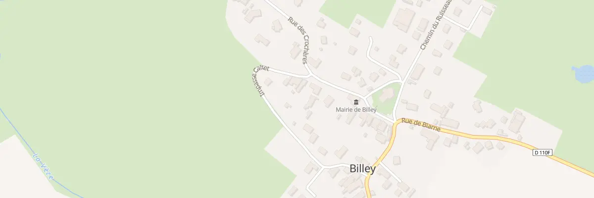 Plan du 9 Rue des Crochères à Billey