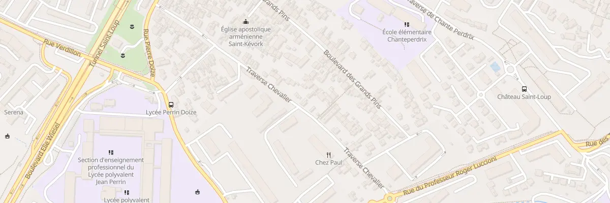 Plan du 83B Tra Chevalier à Marseille 10e Arrondissement