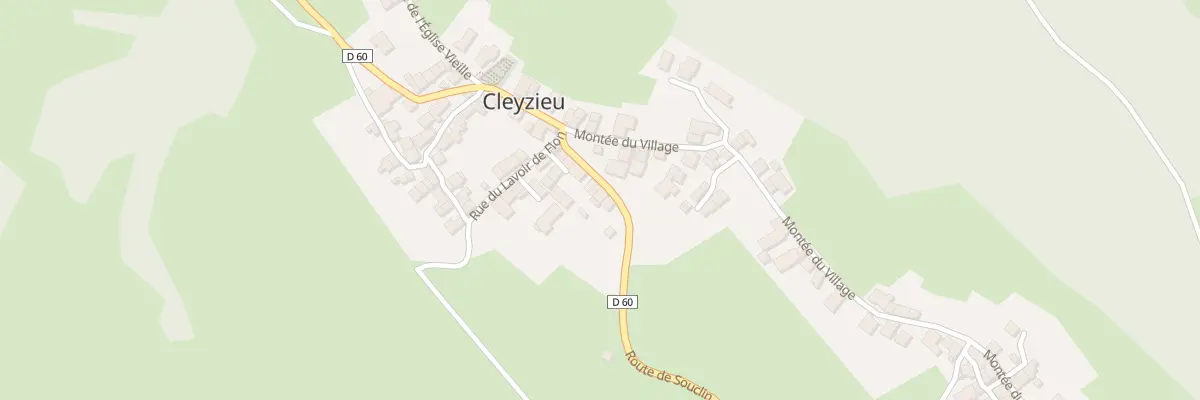 Plan du 96 Rte de Souclin à Cleyzieu