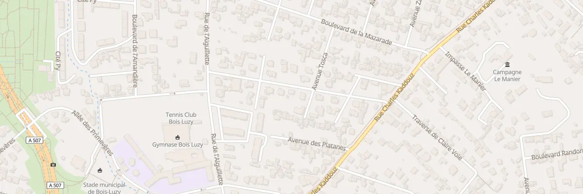 Plan du 16 Bd des Cerisiers à Marseille 12e Arrondissement