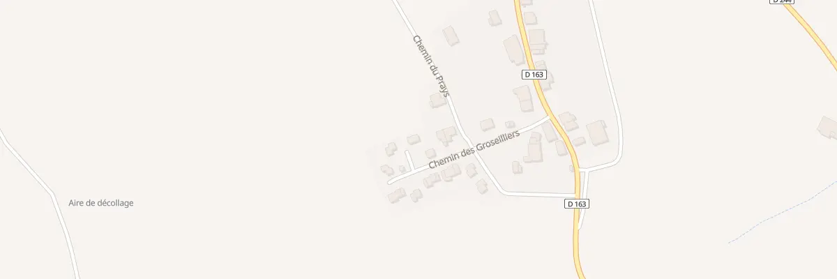 Plan du 8 Che des Groseilliers à Chauffourt