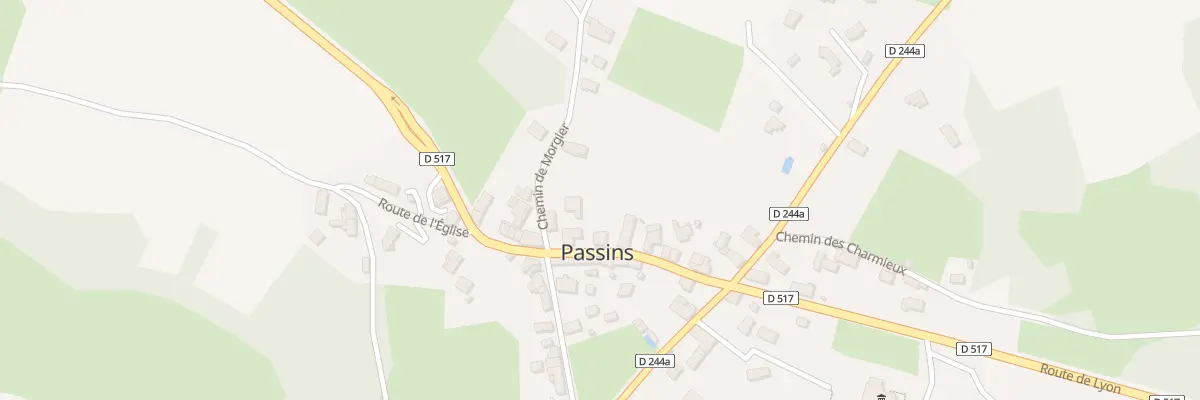 Plan du 5383 Le Village (Passins) à Arandon-Passins