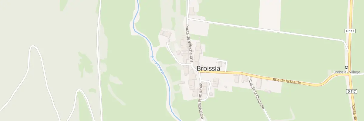 Plan du 2 Rue du Moulin à Broissia