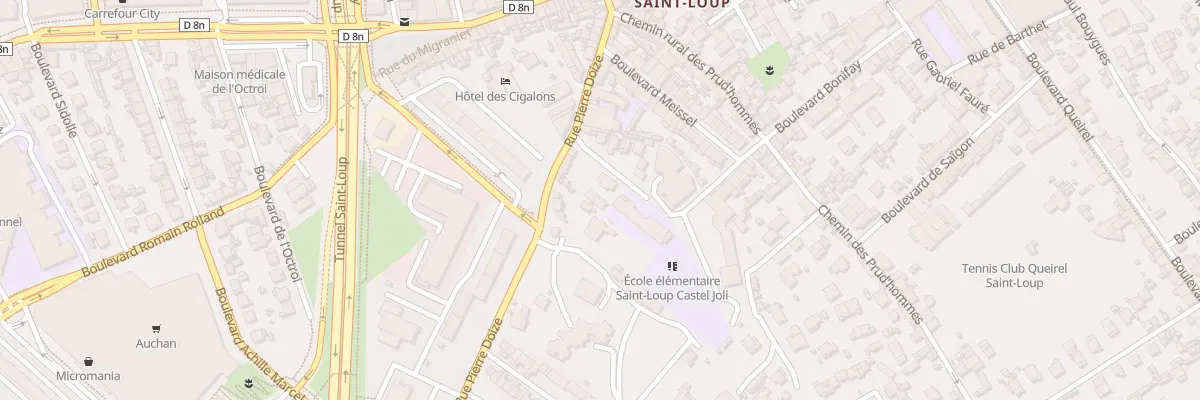 Plan du 10 Av Castel Joli à Marseille 10e Arrondissement