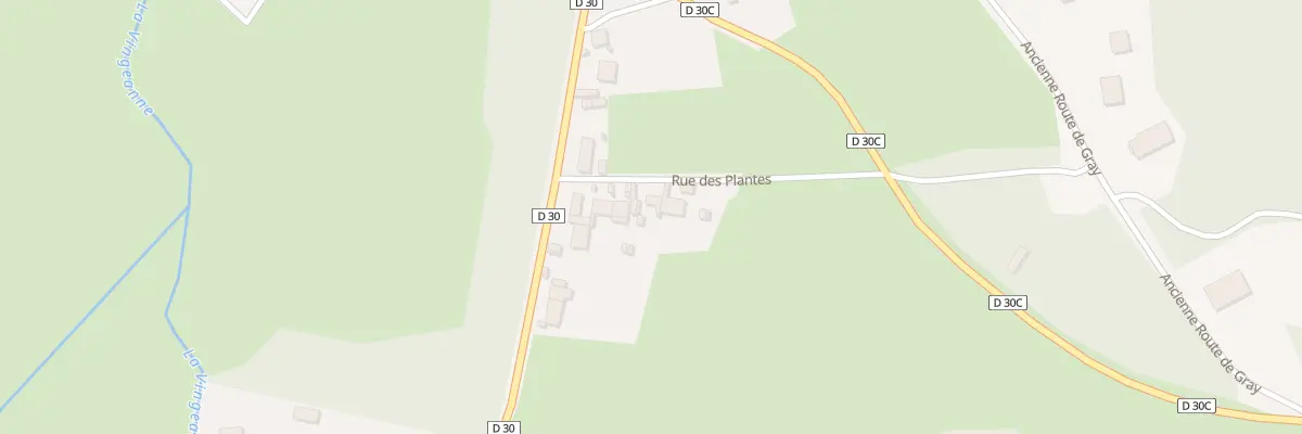 Plan du 10 Rue des Plantes à Saint-Seine-sur-Vingeanne