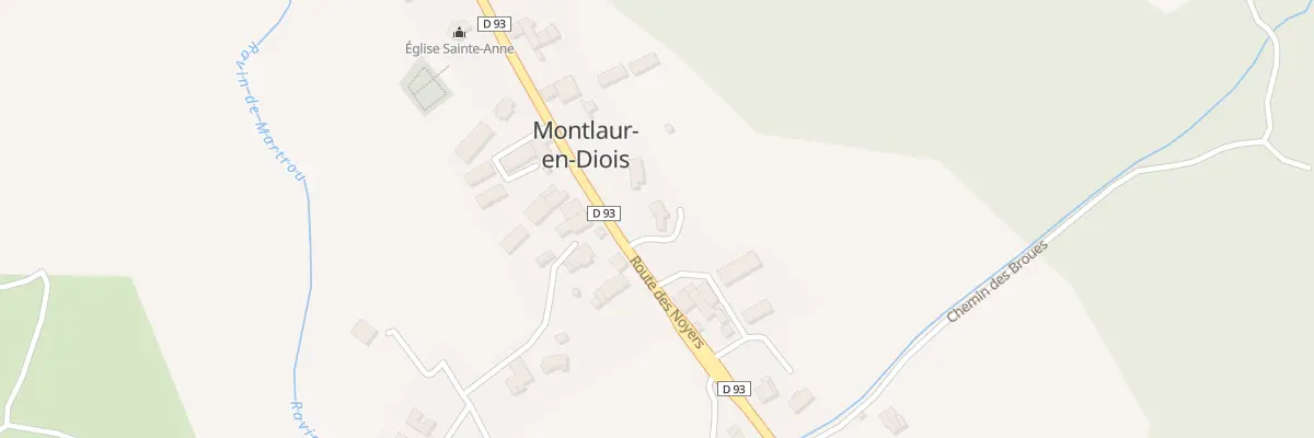 Plan du 1565 Rte des Noyers à Montlaur-en-Diois