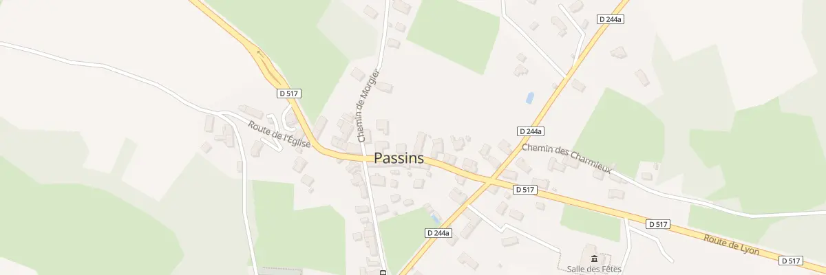 Plan du 5249 Le Village (Passins) à Arandon-Passins
