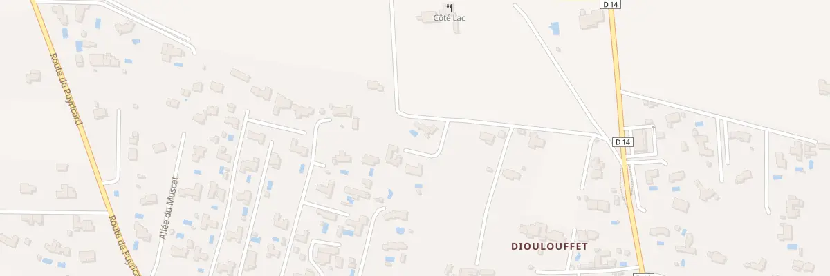 Plan du 1295 Rte du Puy Ste Reparade à Aix-en-Provence