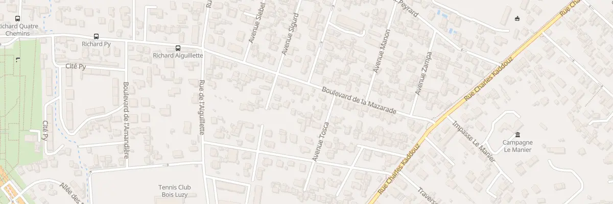 Plan du 34 Bd de la Mazarade à Marseille 12e Arrondissement