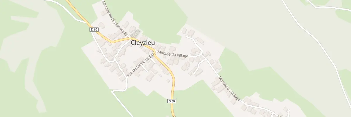Plan du 68 Mte du Village à Cleyzieu