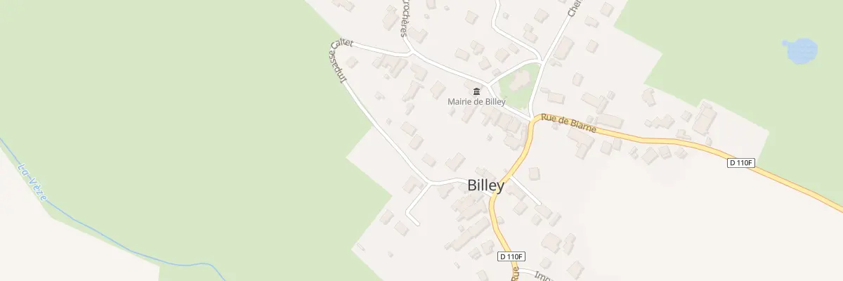 Plan du 8 Rue de la Prairie à Billey