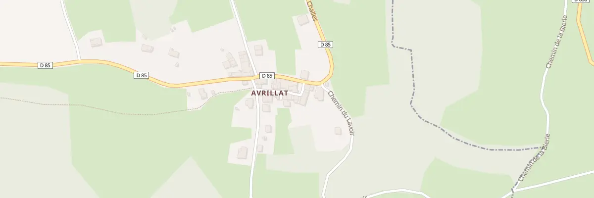 Plan du 25 Rue du Four - Avrillat à Saint-Alban