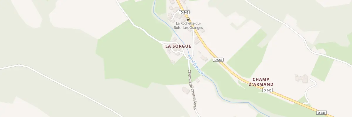 Plan du 5060 Le Vallon à La Rochette-du-Buis