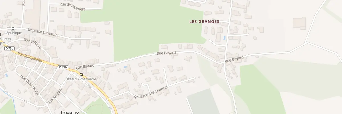 Plan du 14 Rue Bayard à Izeaux