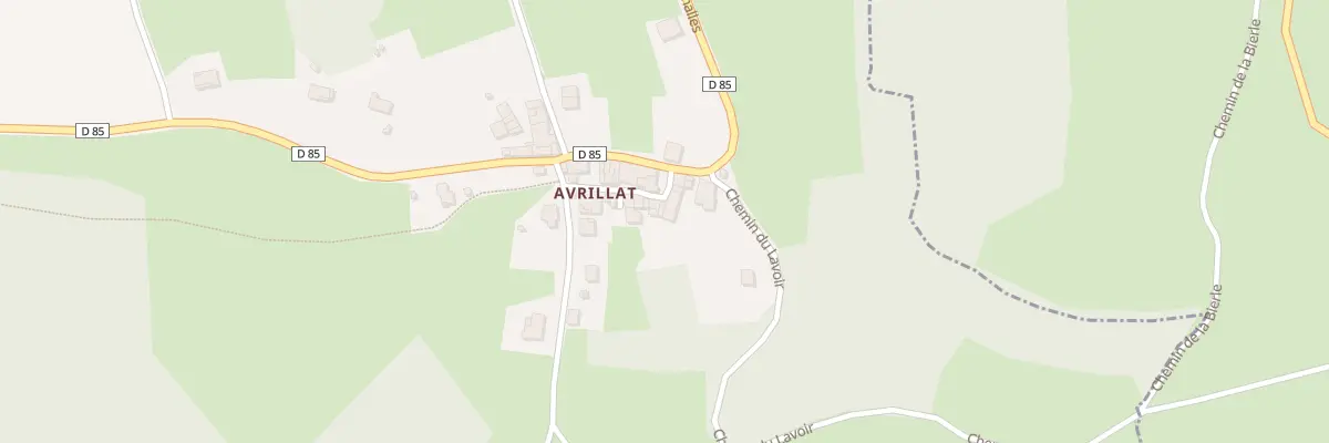 Plan du 19 Rue du Four - Avrillat à Poncin