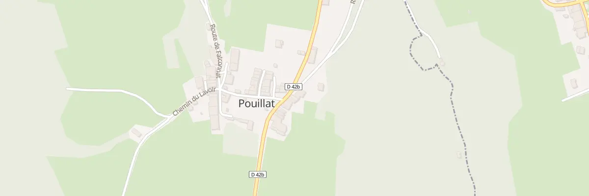 Plan du 56 Rte du Jura à Pouillat
