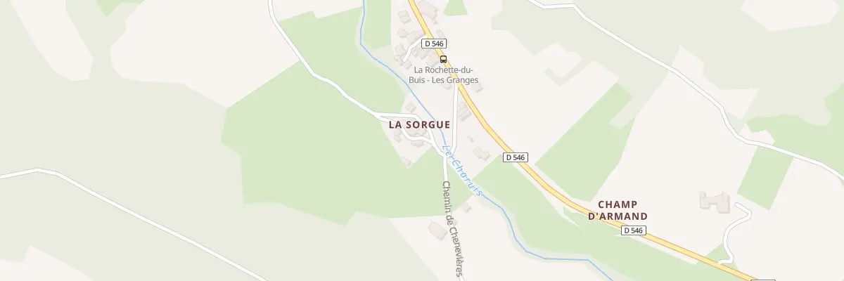 Plan du 5030 Le Vallon à La Rochette-du-Buis
