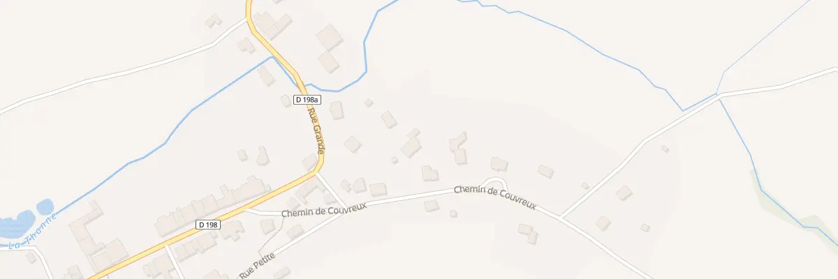 Plan du 5B Che de Couvreux à Thonne-la-Long