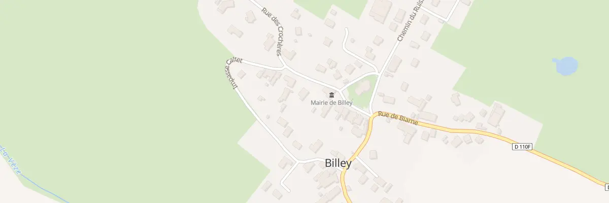 Plan du 3 Rue des Crochères à Billey