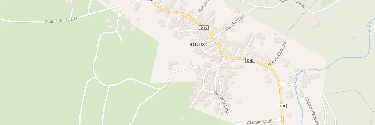 Plan du 50 Che du Riez à Villebois