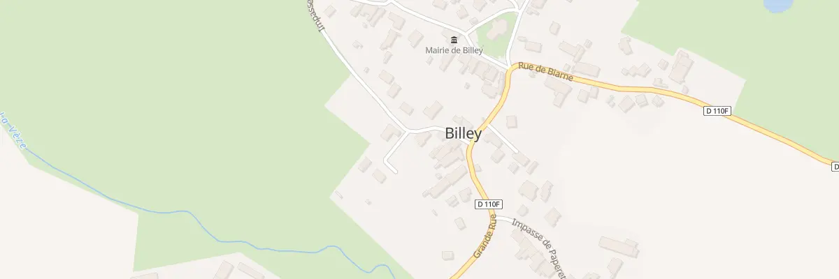 Plan du 3 Rue de la Prairie à Billey