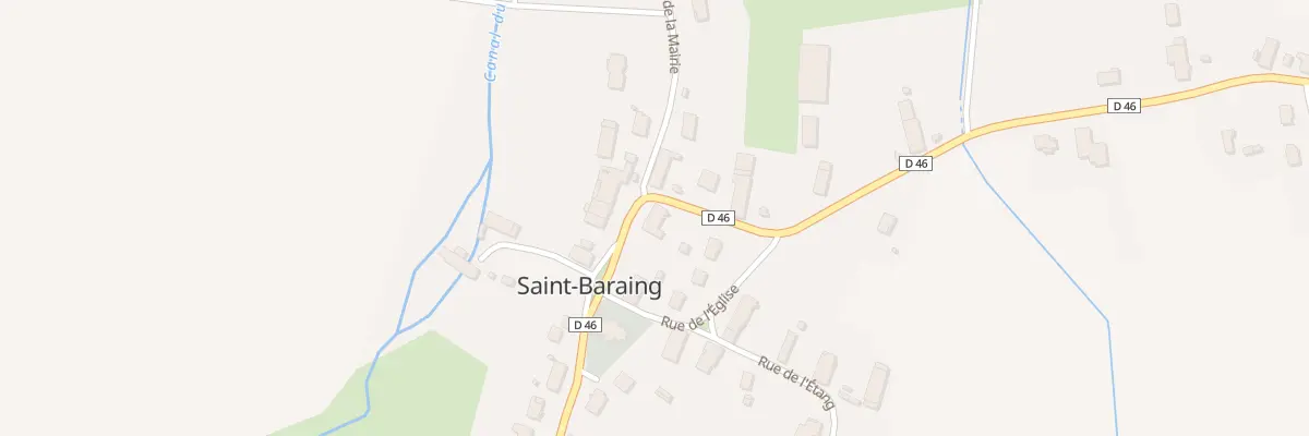 Plan du 16 Rte de Chaussin à Saint-Baraing