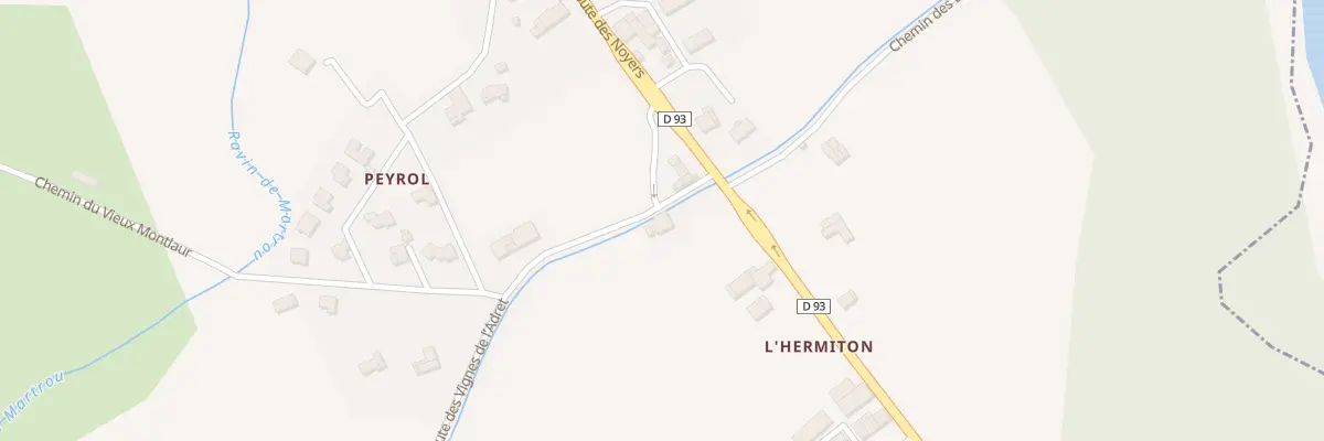 Plan du 5005 L’Hermiton à Montlaur-en-Diois