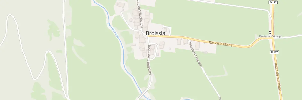 Plan du 5018 Village à Broissia